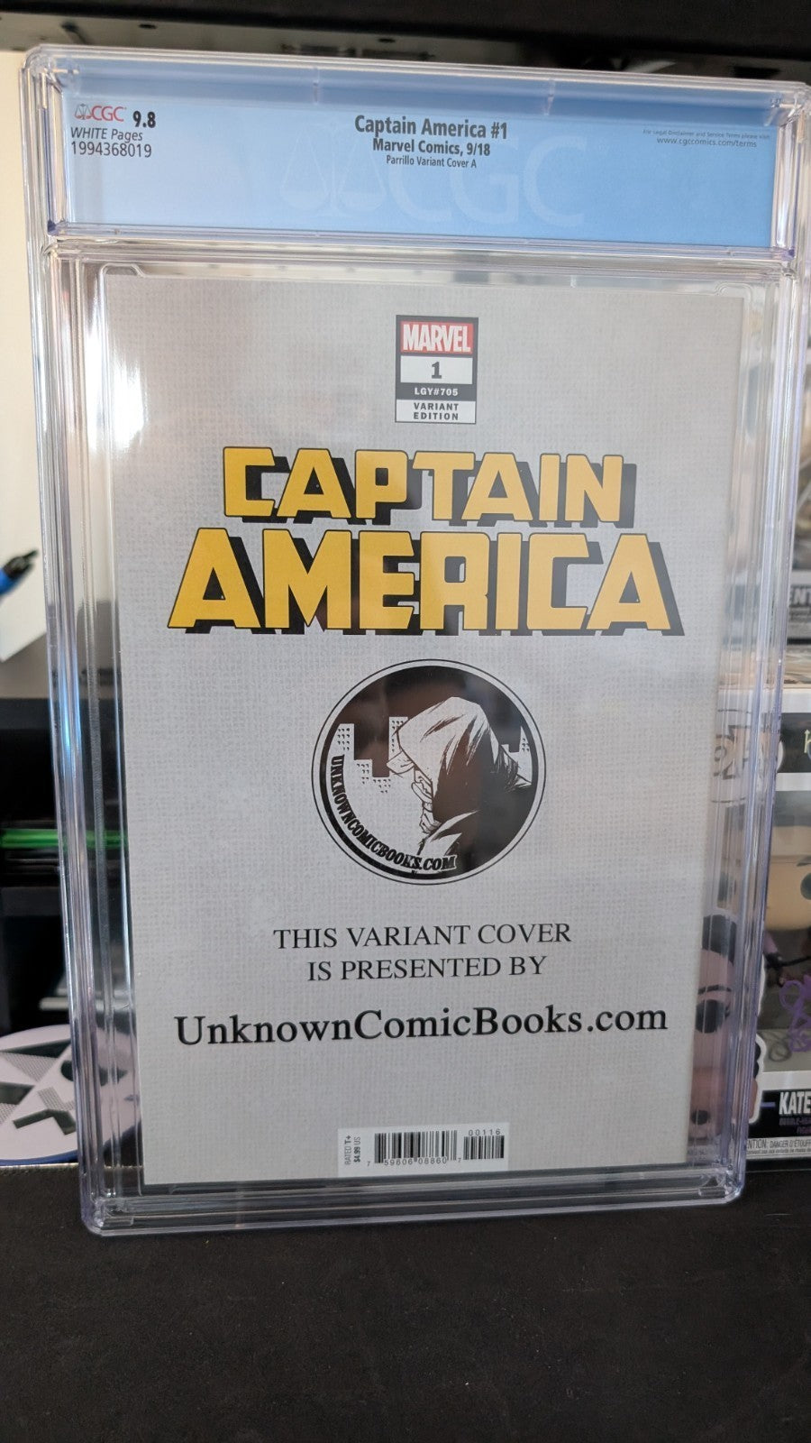Captain America # 1 CGC 9.8 Marvel Comics Lucio Parrillo Variant A Steve Rogers