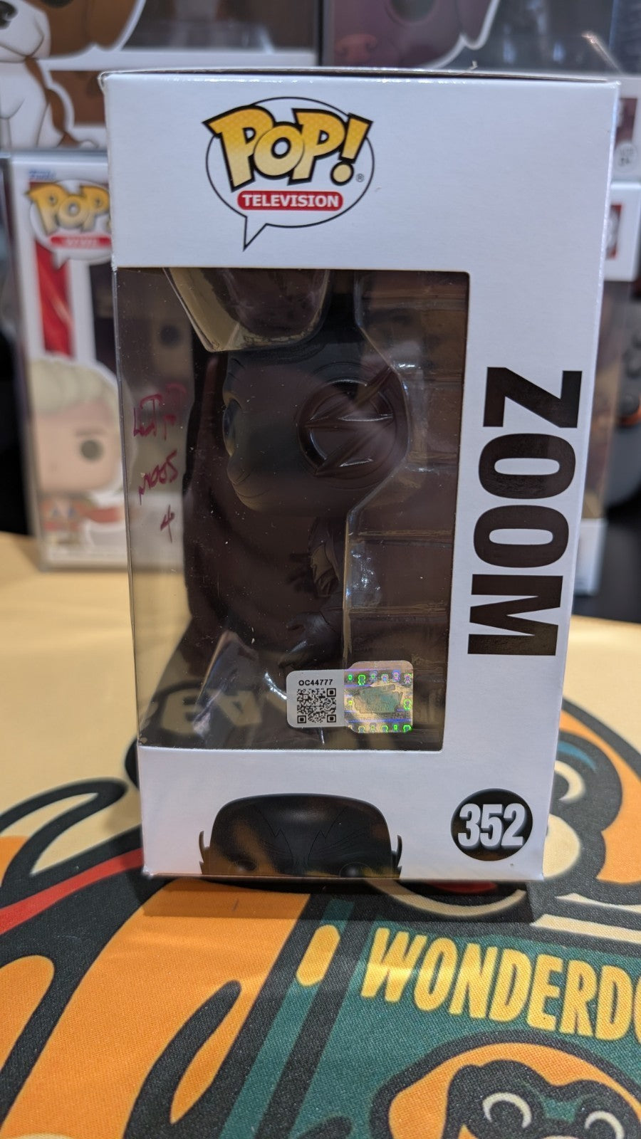 Tony Todd Signed The Flash Zoom 352 Funko Autograph OC Celebrity Marketing COA