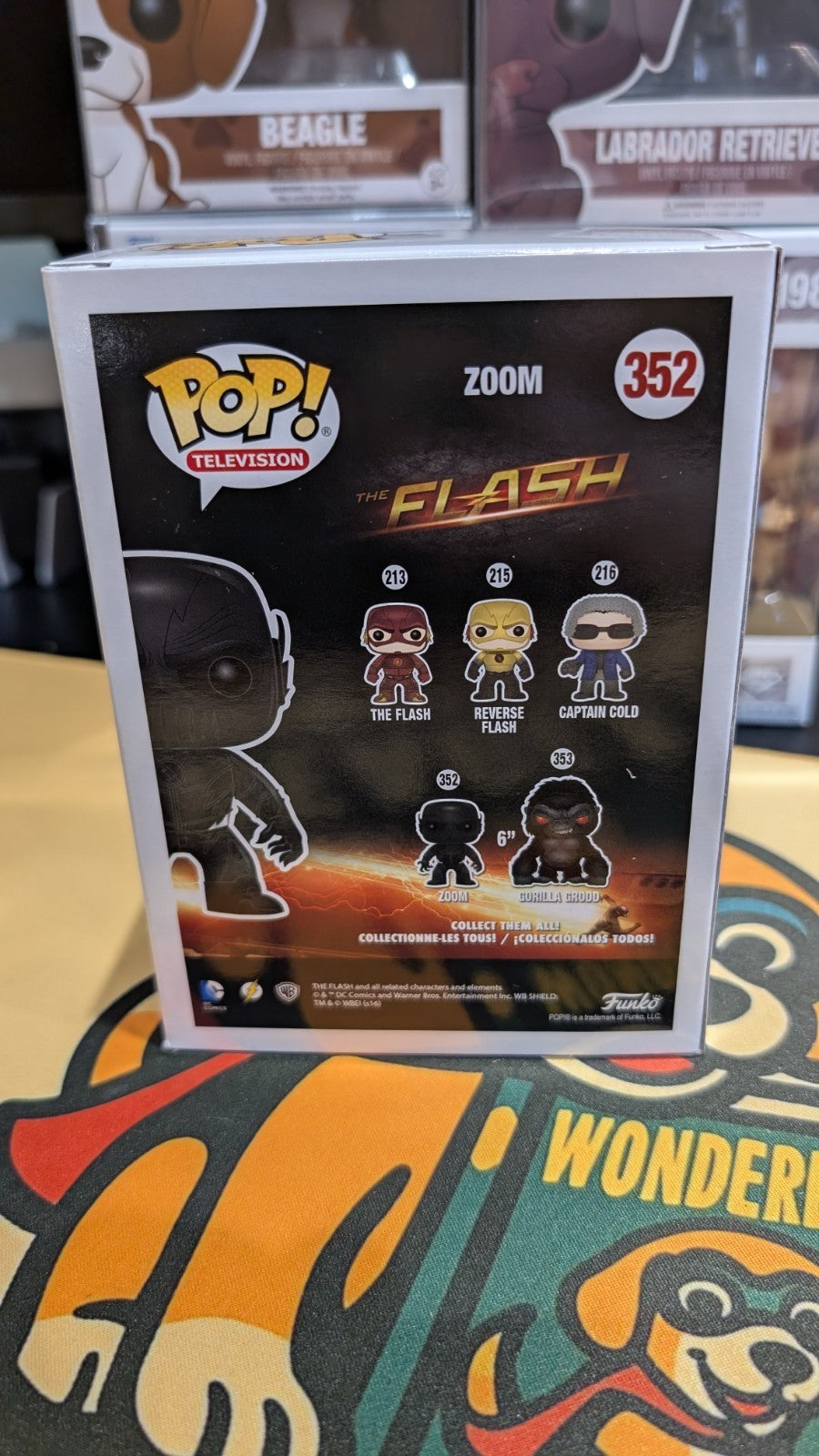 Tony Todd Signed The Flash Zoom 352 Funko Autograph OC Celebrity Marketing COA