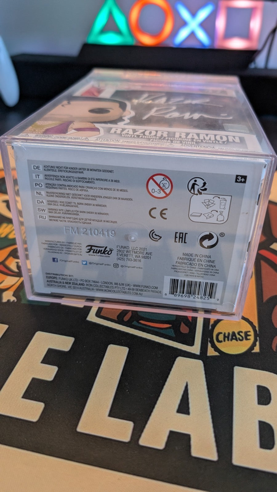 Funko Pop! WWE Razor Ramon #47 Signed with PSA COA and Encapsulation