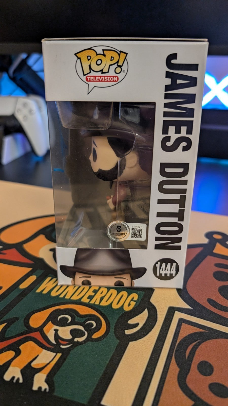 Tim McGraw Signed Yellowstone 1883 Funko Pop 1444 Beckett BAS COA James Dutton
