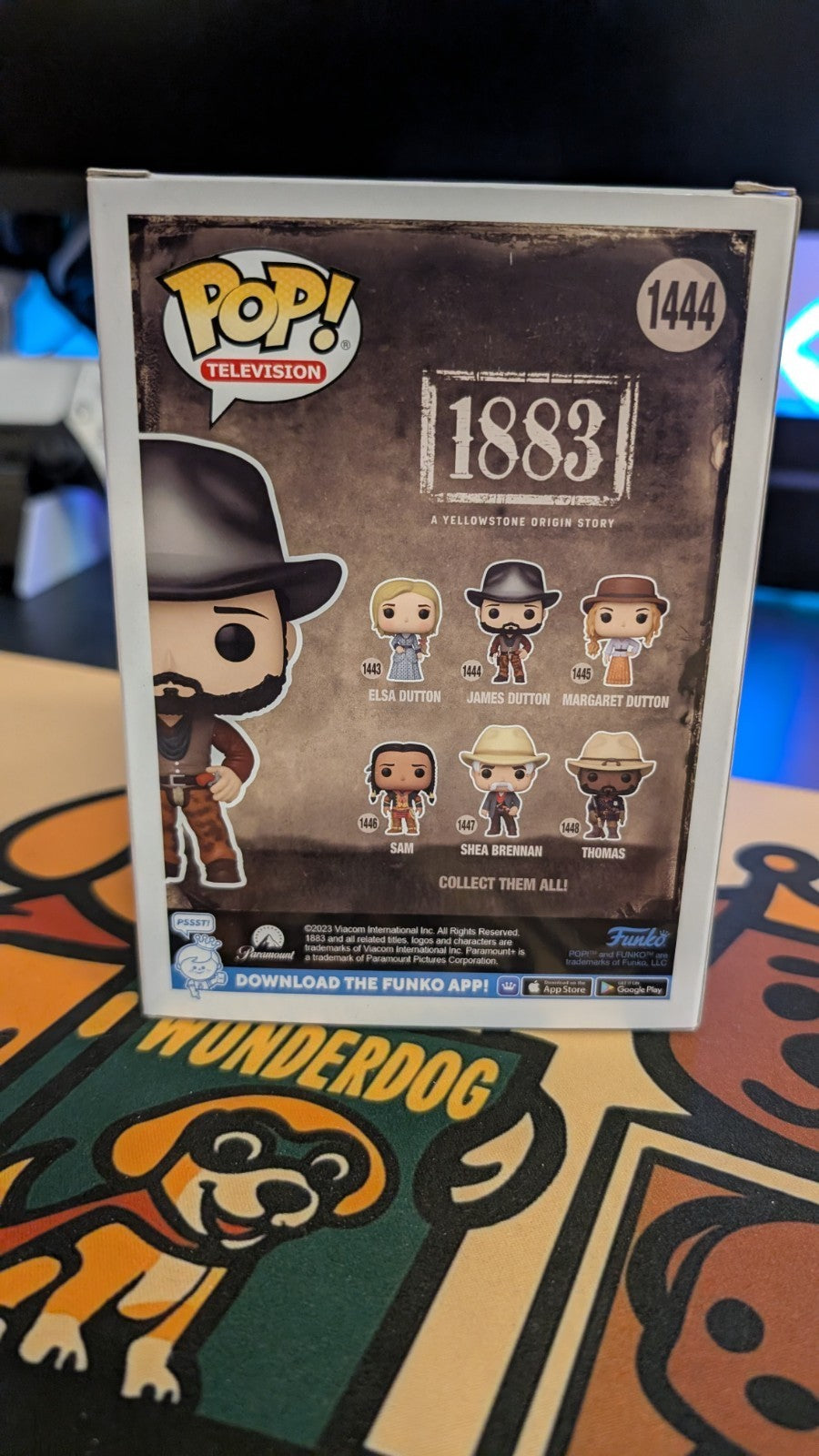 Tim McGraw Signed Yellowstone 1883 Funko Pop 1444 Beckett BAS COA James Dutton