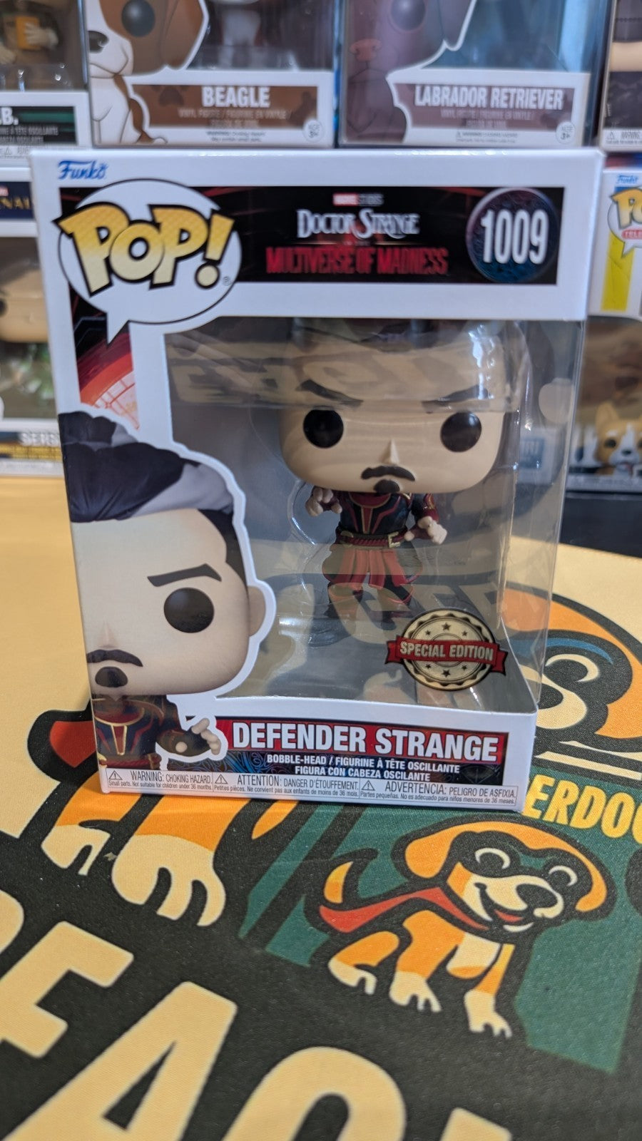 Funko Pop Defender Strange 1009 Doctor Strange Multiverse Special Edition Vinyl