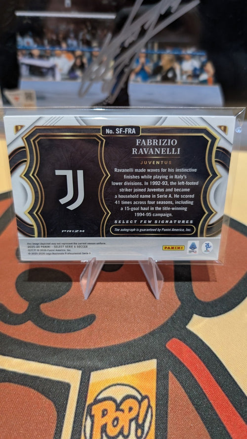 2025-26 Select Serie A Fabrizio Ravanelli Auto Prizm Signatures Juventus Italy