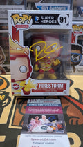 ROBBIE AMELL SIGNED FIRESTORM DC COMICS THE FLASH  ARROW FUNKO POP - JSA COA