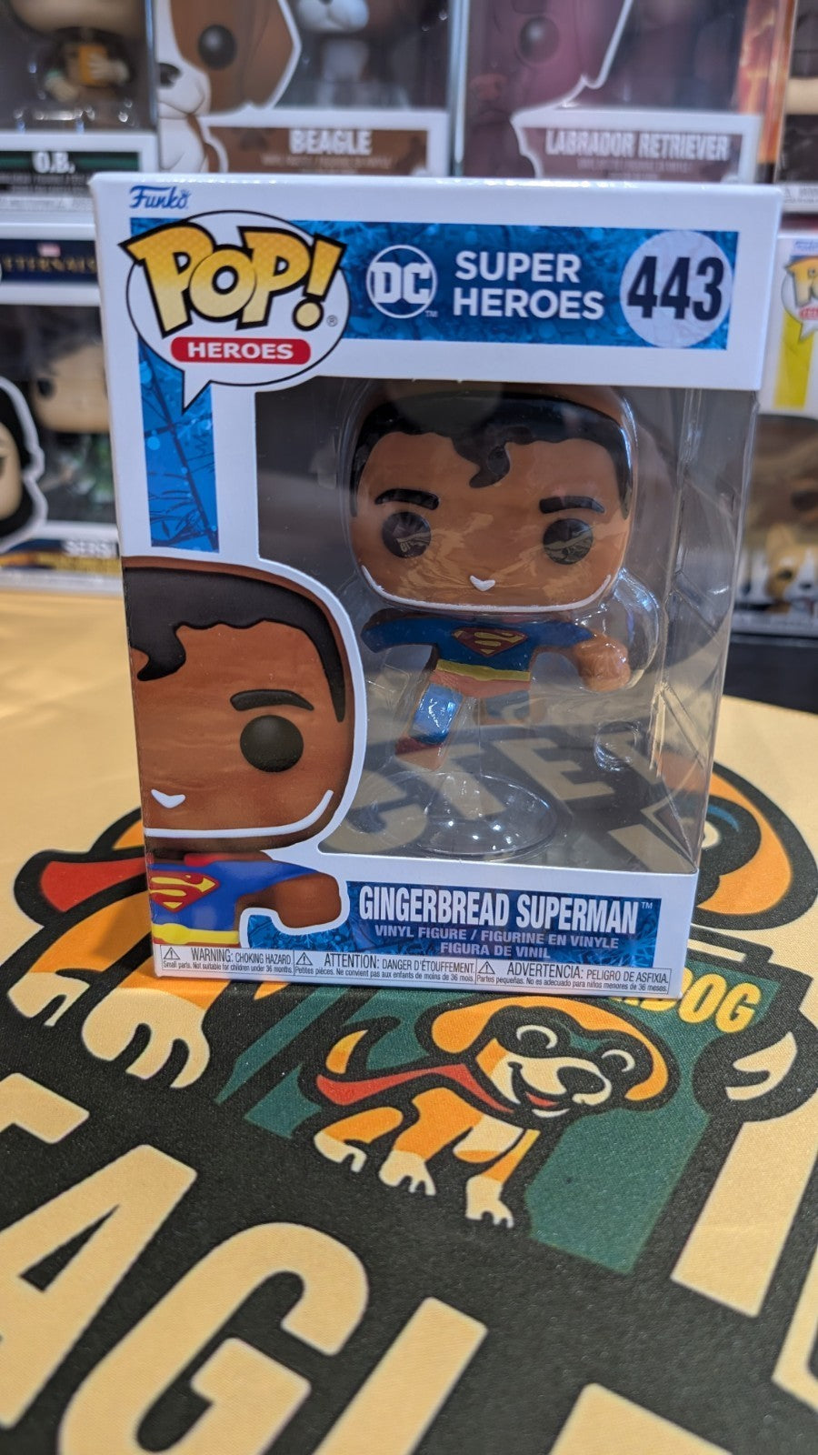 Funko Pop! DC Super Heroes Gingerbread Superman #443