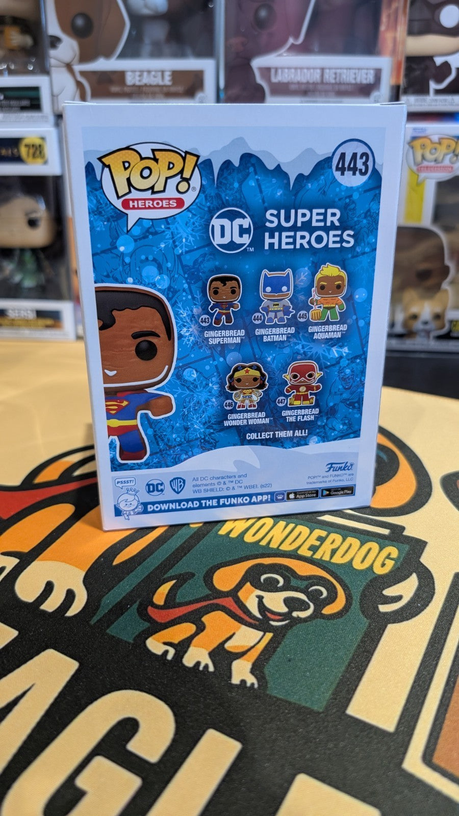Funko Pop! DC Super Heroes Gingerbread Superman #443