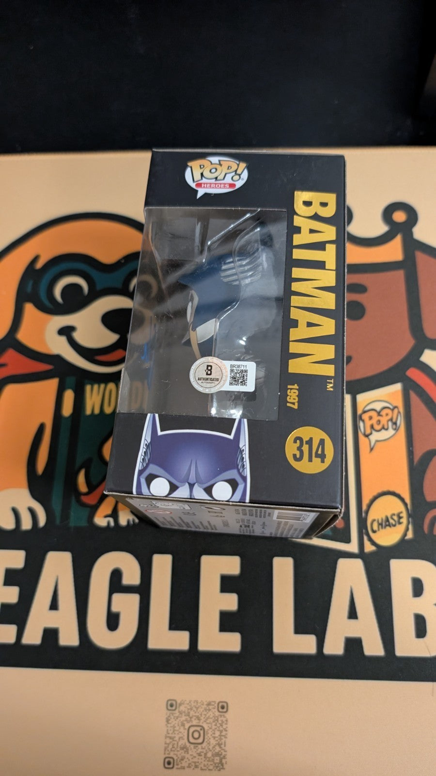 George Clooney Signed Batman 1997 Funko Pop! 314 Autograph Beckett Marvel DC
