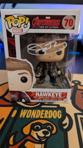 Jeremy Renner Signed Funko Pop! Marvel Avengers Hawkeye #70 Autograph SWAU COA
