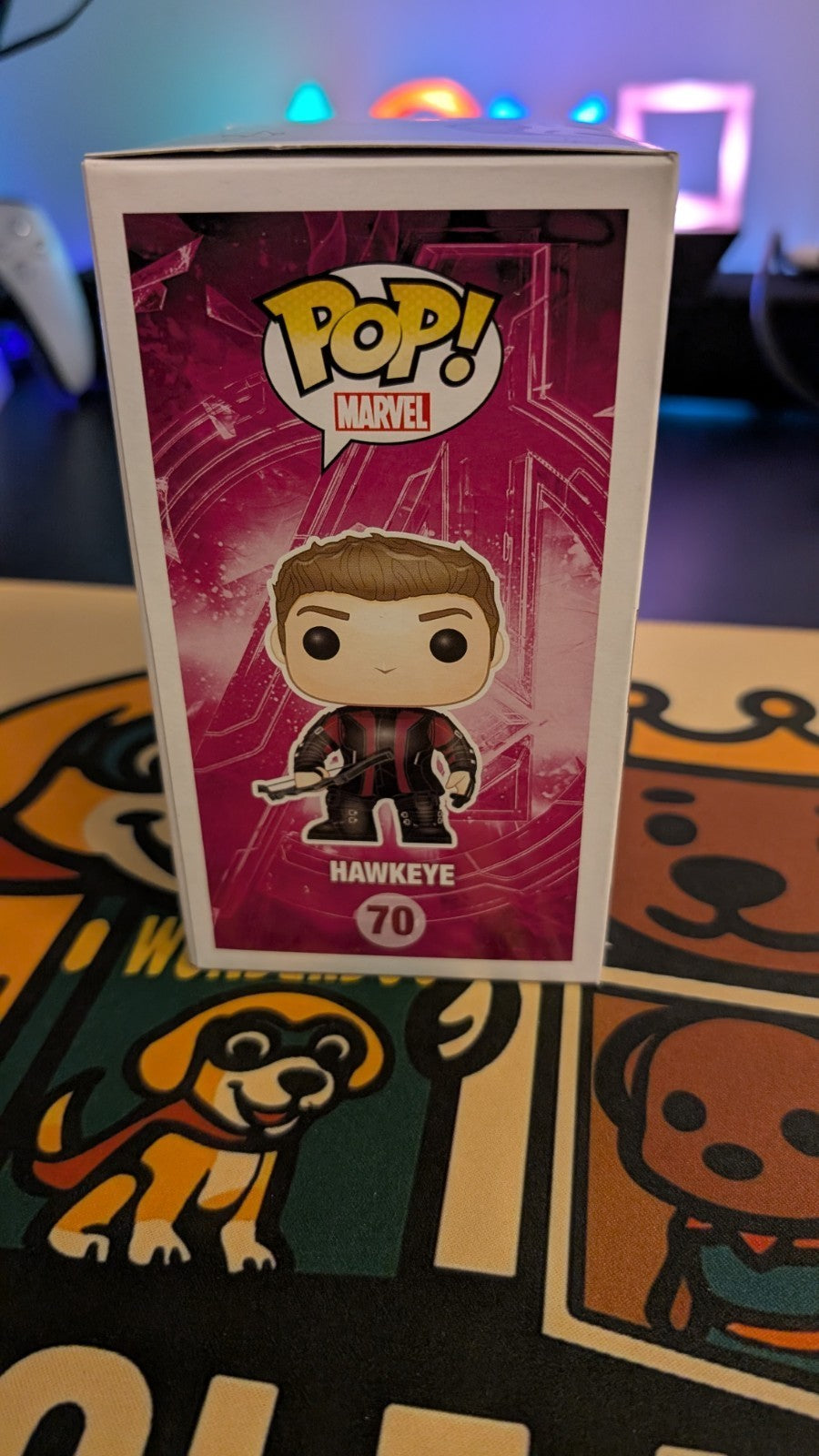 Jeremy Renner Signed Funko Pop! Marvel Avengers Hawkeye #70 Autograph SWAU COA
