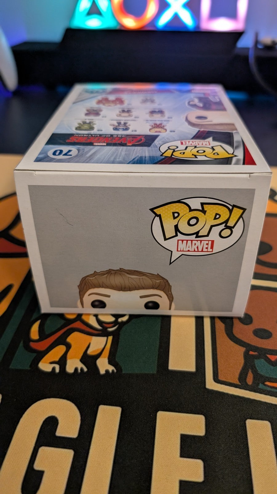 Jeremy Renner Signed Funko Pop! Marvel Avengers Hawkeye #70 Autograph SWAU COA