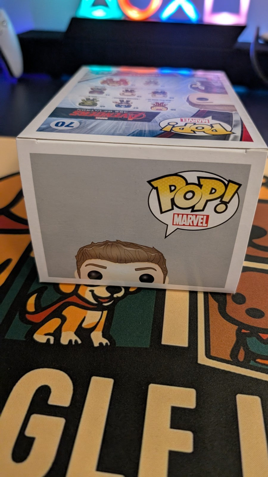 Jeremy Renner Signed Funko Pop! Marvel Avengers Hawkeye #70 Autograph SWAU COA