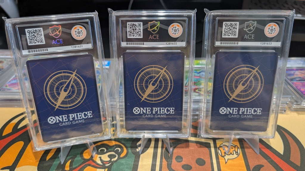 Ace Grading 10 Monkey D Luffy Ace & Sabo P-075 P-074 P-073 One Piece Tin Pack