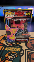 Funko Pop! Stranger Things: Demogorgon 428 Signed Dorian Kingi Beckett COA
