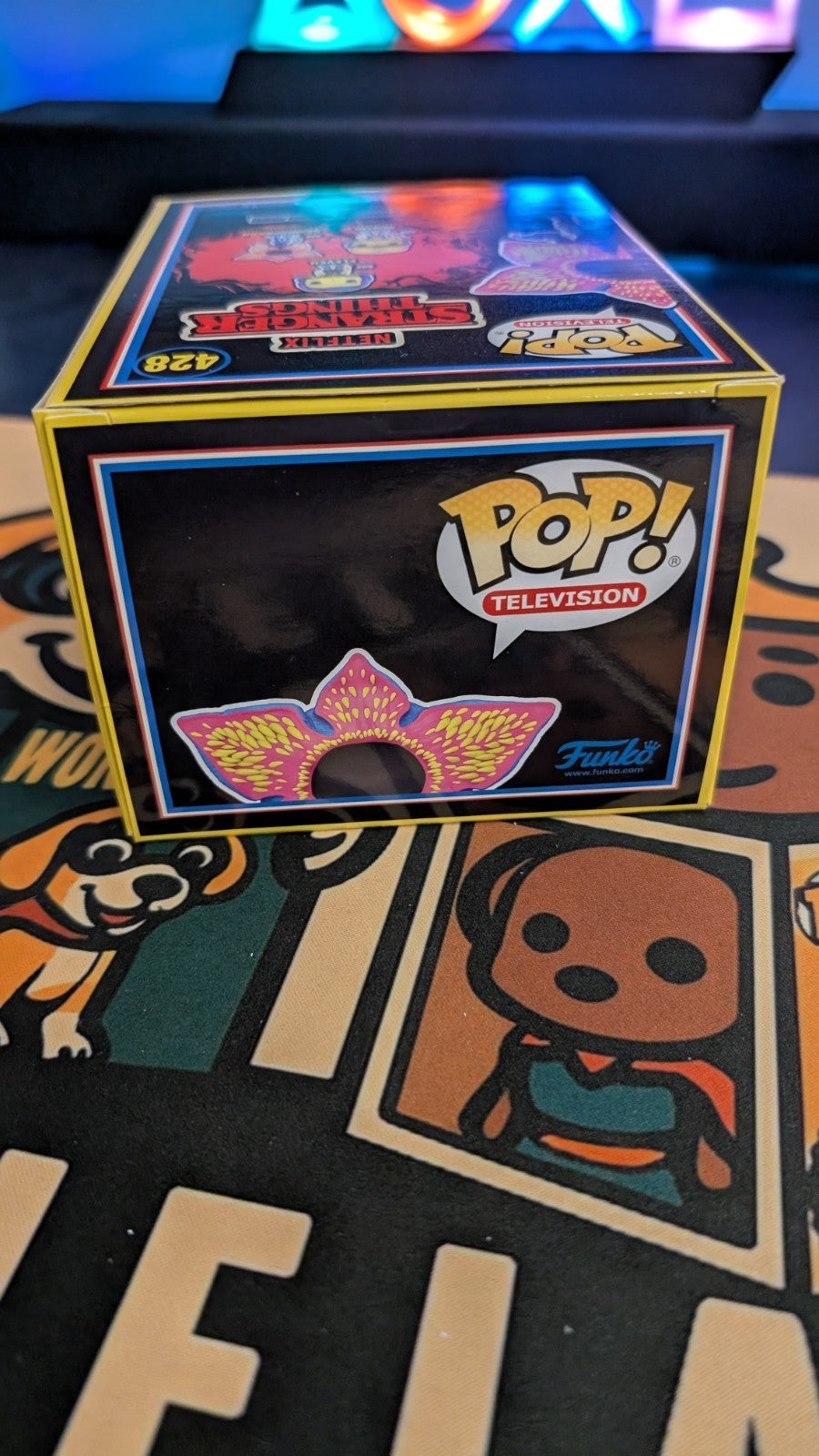 Funko Pop! Stranger Things: Demogorgon 428 Signed Dorian Kingi Beckett COA