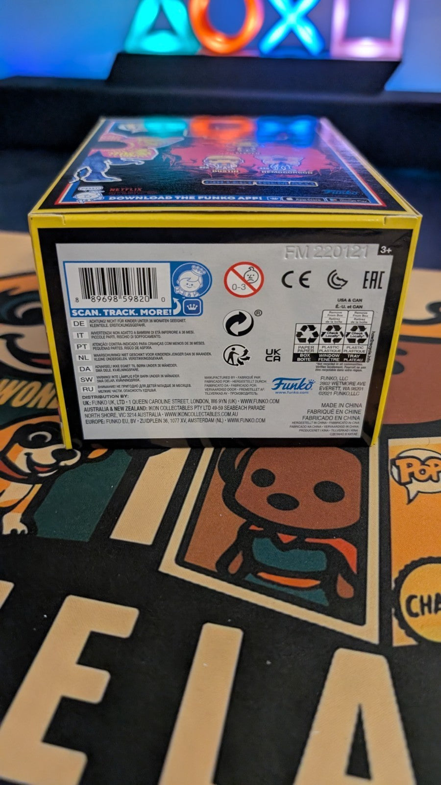 Funko Pop! Stranger Things: Demogorgon 428 Signed Dorian Kingi Beckett COA