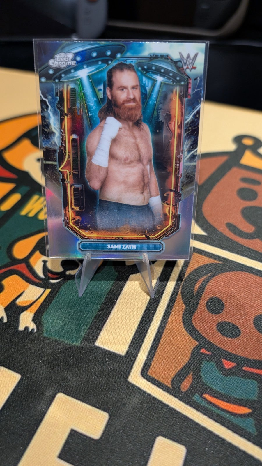 2026 Topps Chrome Cosmic WWE Wrestling #ET10 Sami Zayn Extraterrestrial Talent