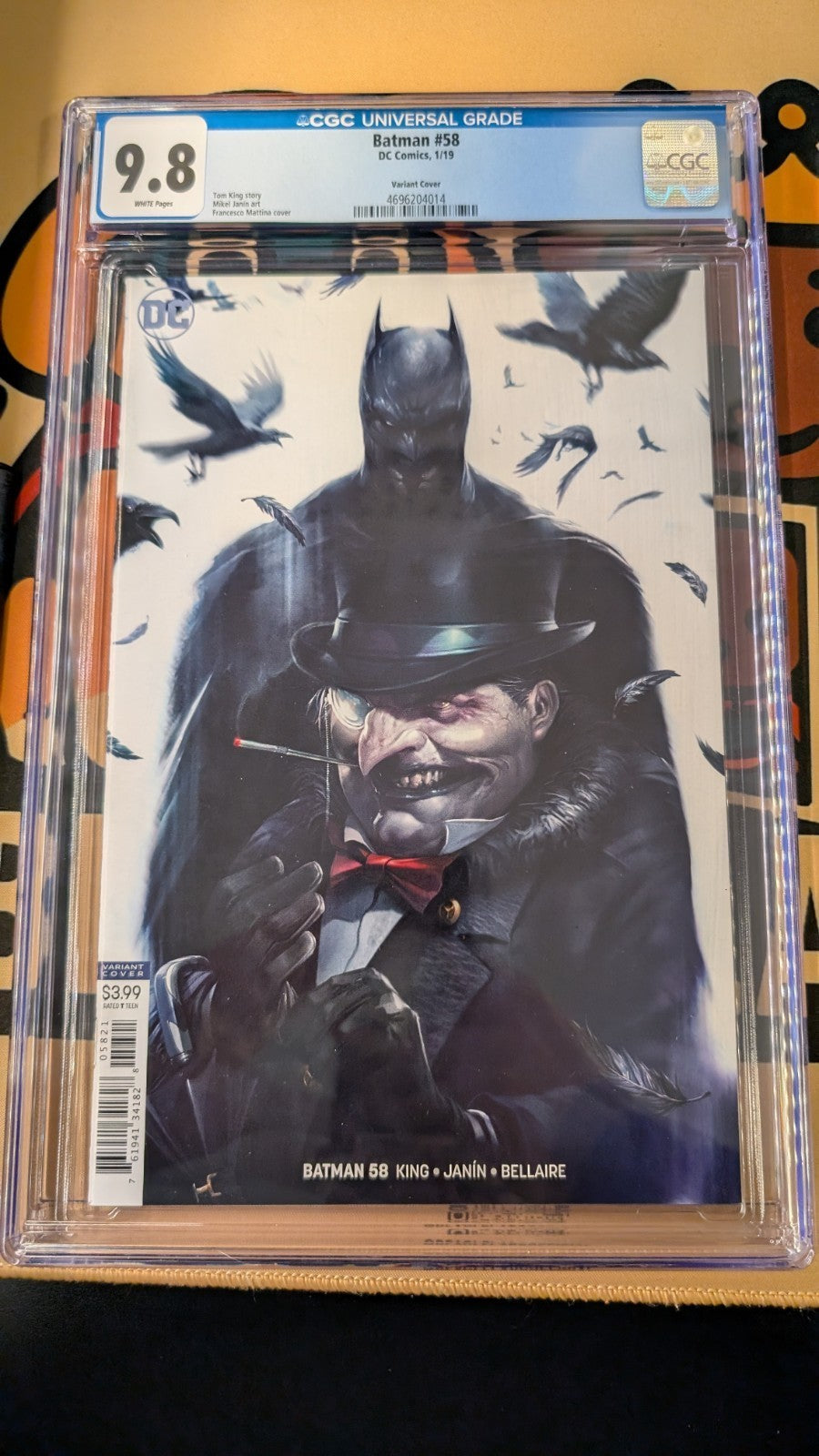 Batman #58 - DC 2019 Modern Age Variant Issue - CGC Graded 9.8 - Penguin cover