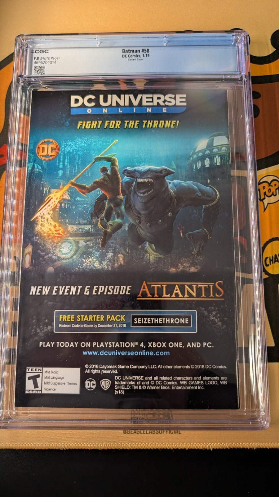 Batman #58 - DC 2019 Modern Age Variant Issue - CGC Graded 9.8 - Penguin cover
