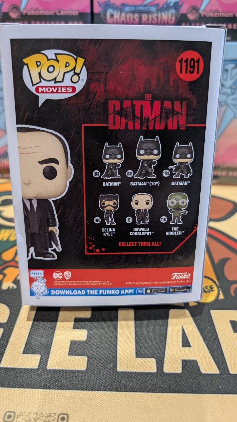 Colin Farrell Signed Oswald Cobblepot/Penguin 1191 The Batman Funko Pop PSA COA
