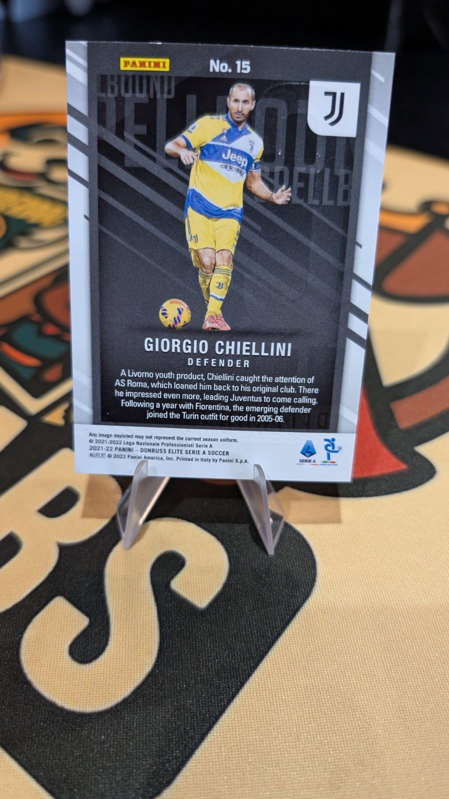 2021-22 Panini Donruss Elite Serie A Juventus Turin Spellbound Giorgio Chiellini