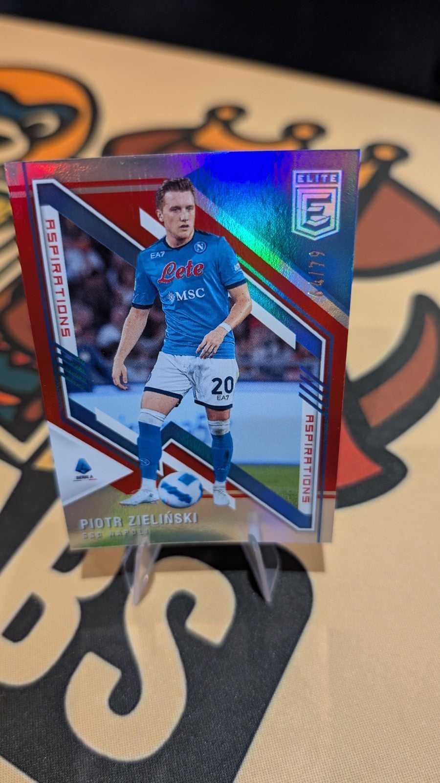 Panini DONRUSS ELITE Serie A 2021-22 Blue Parallel 64/79 Piotr Zielinski Napoli