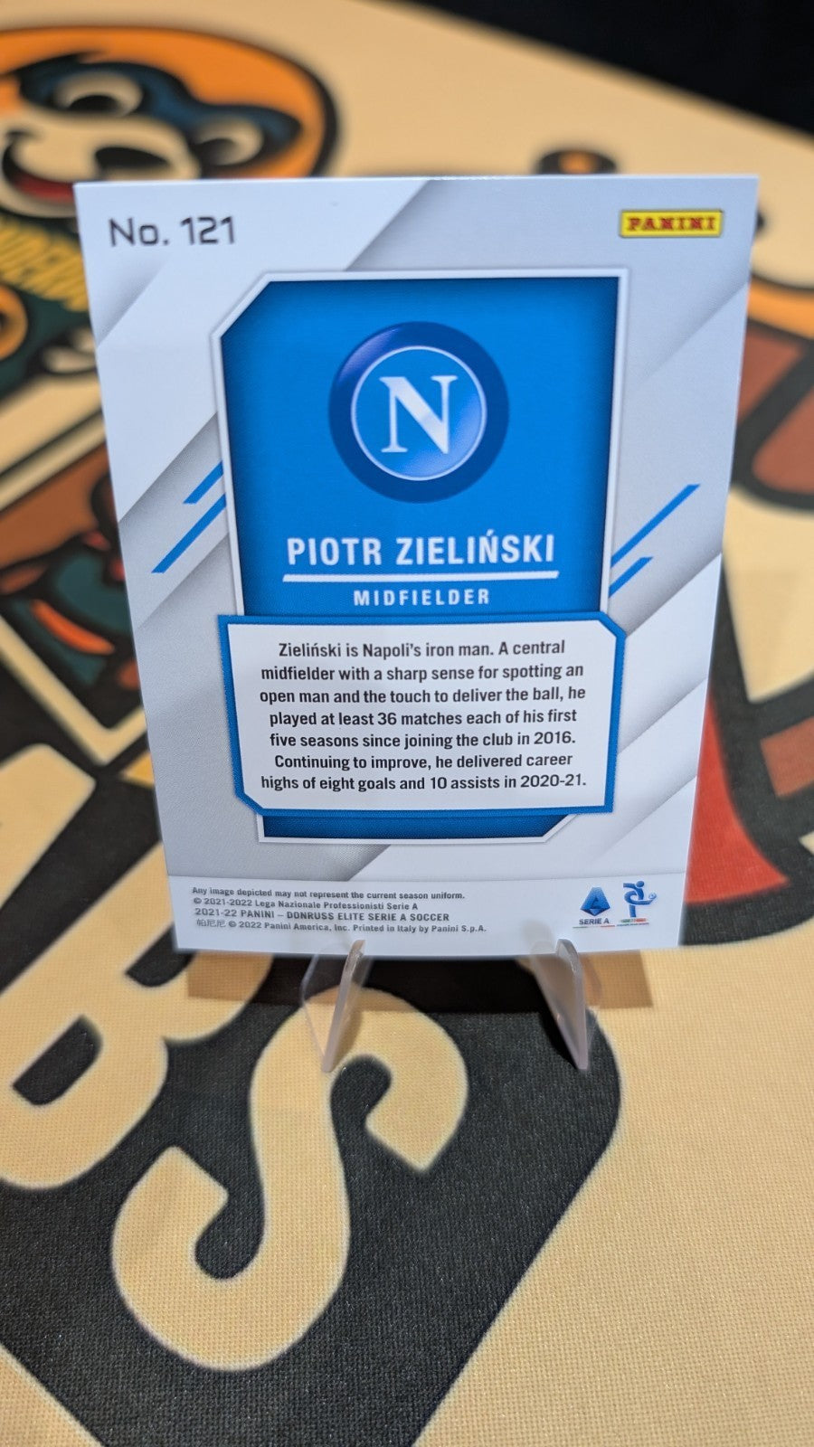 Panini DONRUSS ELITE Serie A 2021-22 Blue Parallel 64/79 Piotr Zielinski Napoli