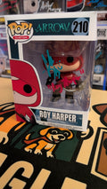DC Custom Funko Pop Signed Colton Haynes with SWAU COA Arrow Roy Harper /Arsenal