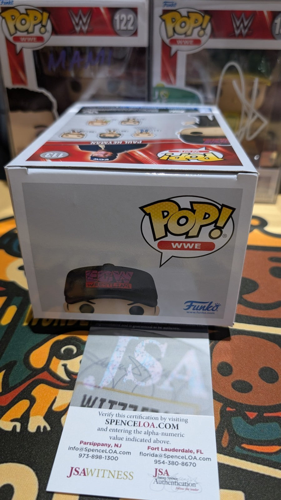 Paul Heyman Signed Autographed WWE Funko Pop 113 Vinyl Figure JSA Witnessed COA