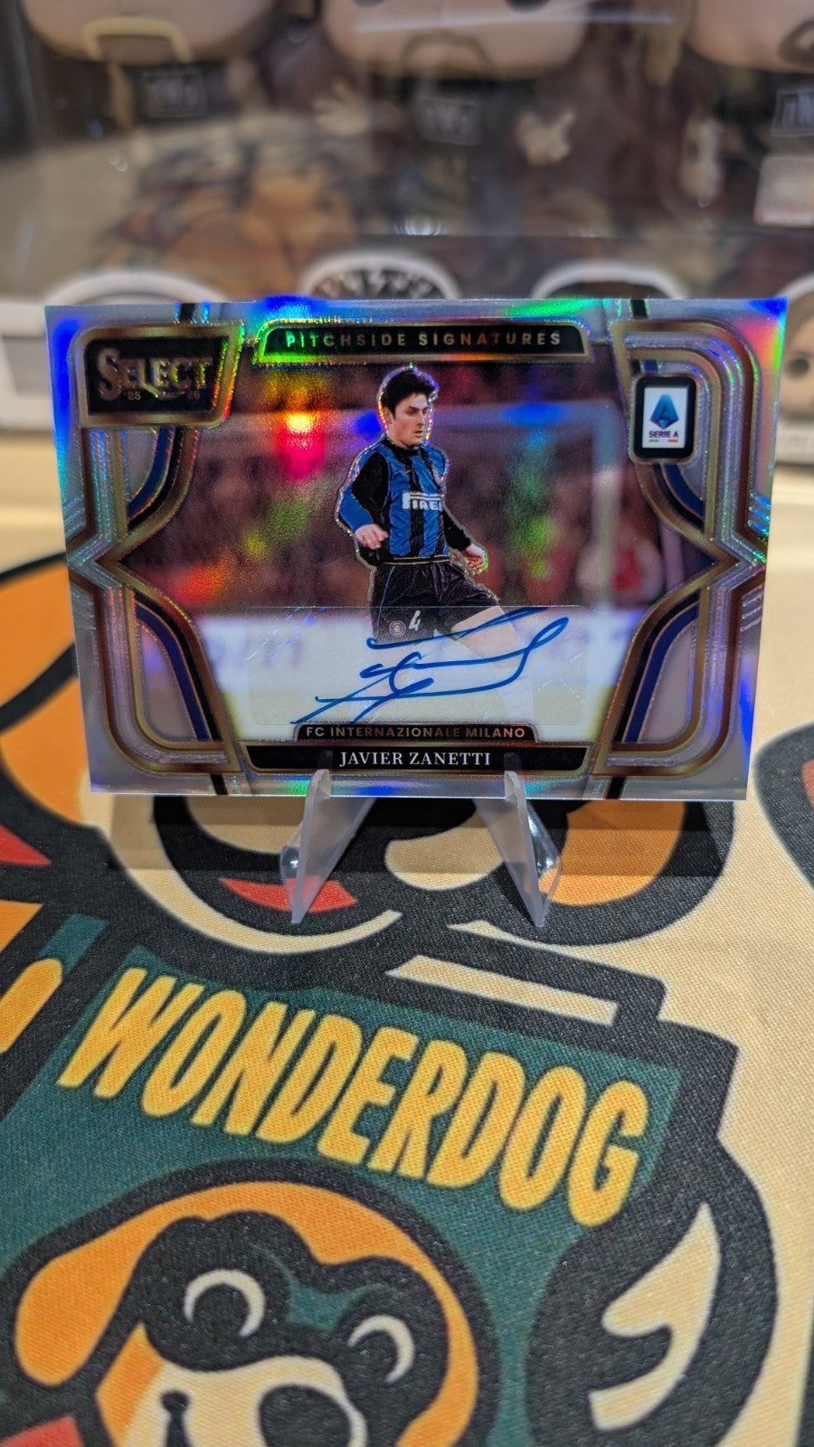 Javier Zanetti Pitchside Signatures Autograph Inter Milan Panini Select 2025-26