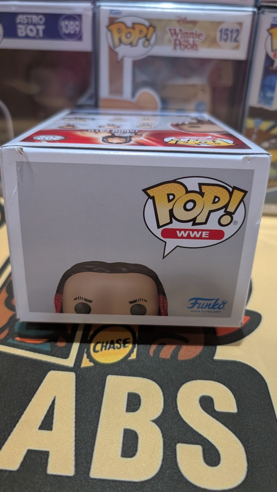 Jacob Fatu WWE #202 Fanatics Exclusive Funko Pop! Signed - *Slight Damage*