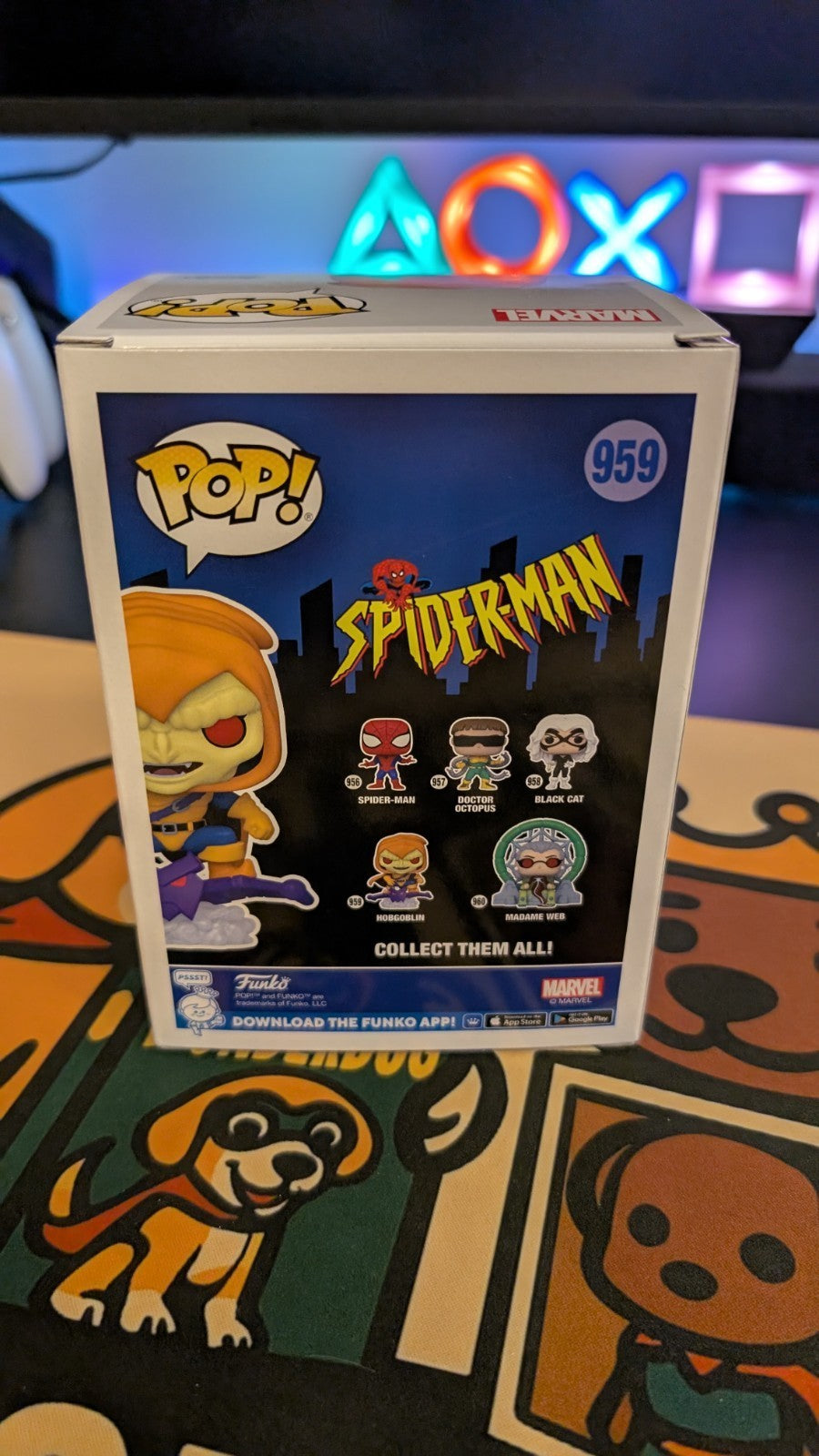 Funko Pop Marvel Spider-Man Hobgoblin 959 Signed by James Franco with JSA COA