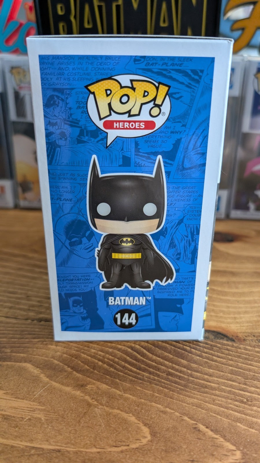 Hamish Linklater Signed Batman Caped Crusader Funko Pop #144 Beckett COA