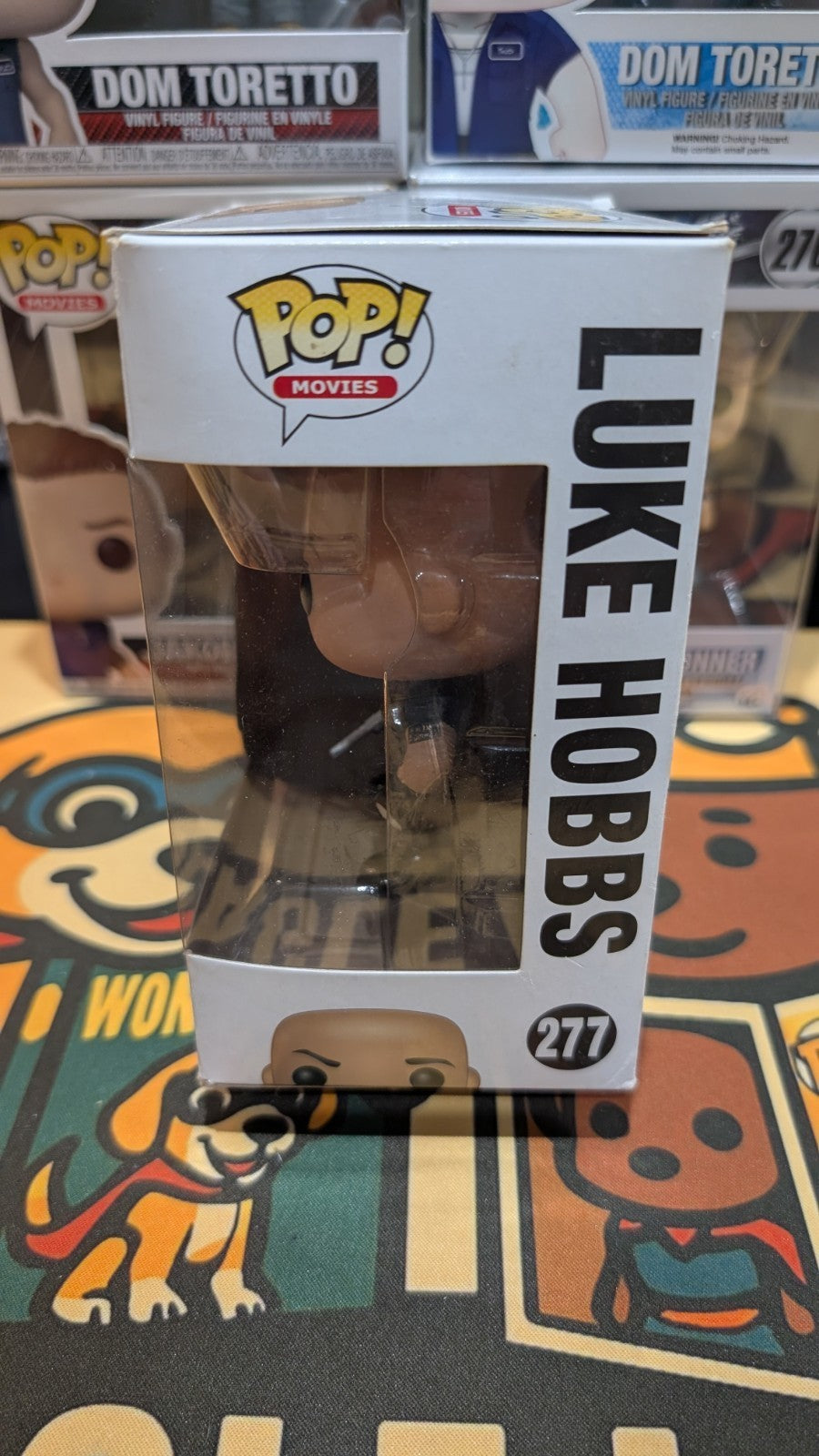 Funko Pop! Luke Hobbs #277 Fast Furious Collectible Figure DAMAGED
