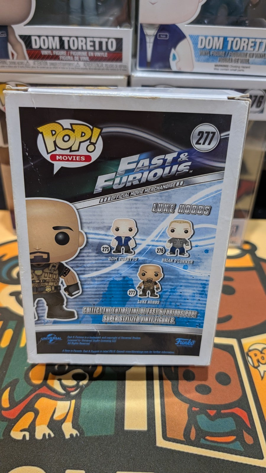 Funko Pop! Luke Hobbs #277 Fast Furious Collectible Figure DAMAGED