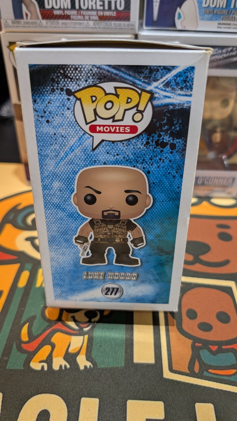 Funko Pop! Luke Hobbs #277 Fast Furious Collectible Figure DAMAGED