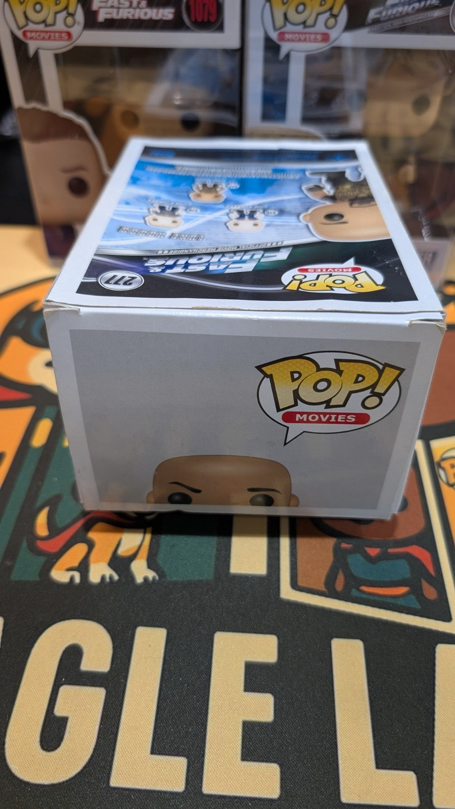 Funko Pop! Luke Hobbs #277 Fast Furious Collectible Figure DAMAGED