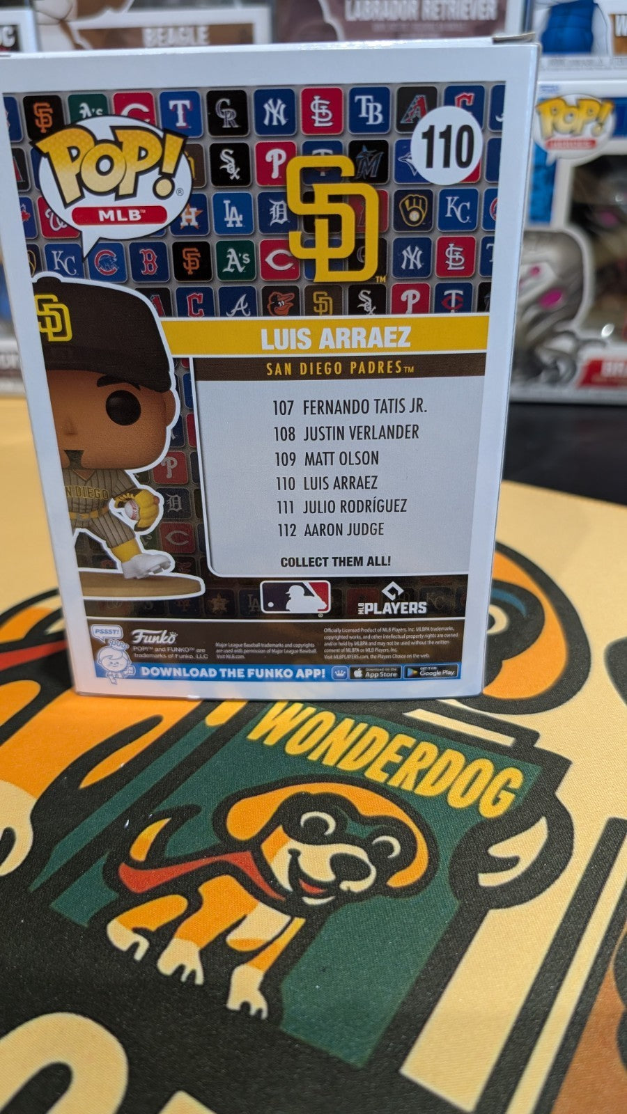 Luis Arraez Funko Pop! MLB: Vinyl Figure #110 San Diego Padres