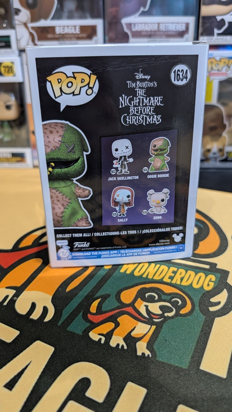 Funko POP! The Nightmare Before Christmas 1634 Oogie Boogie (Flocked) NEW BNIB