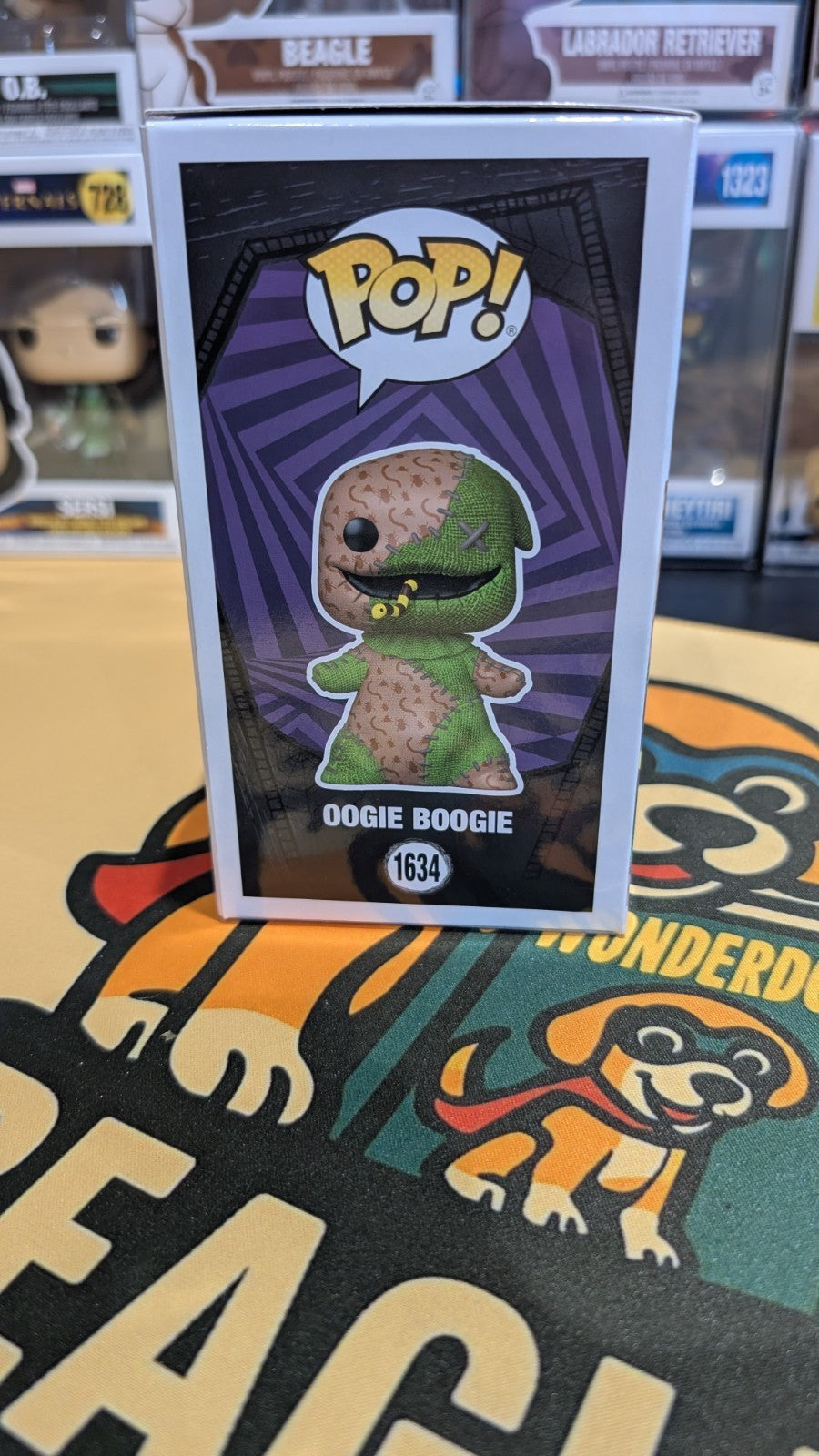 Funko POP! The Nightmare Before Christmas 1634 Oogie Boogie (Flocked) NEW BNIB