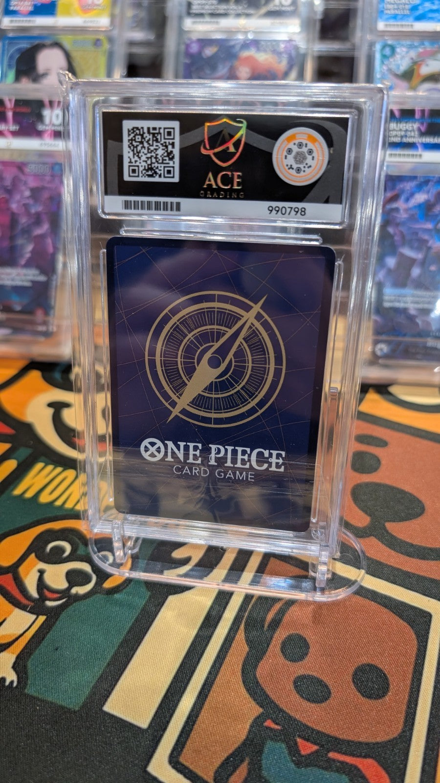 One Piece Nico Robin EB03-055 Alt Art Parallel ACE Grading 10