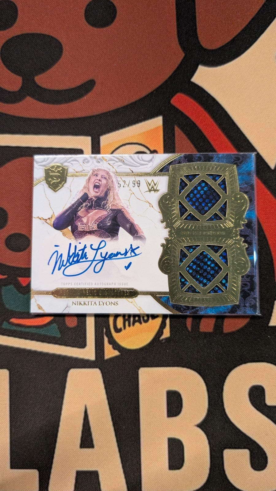 Topps WWE Royalty 2025 Nikkita Lyons /99 Signed Autograph Relic RES-NLY