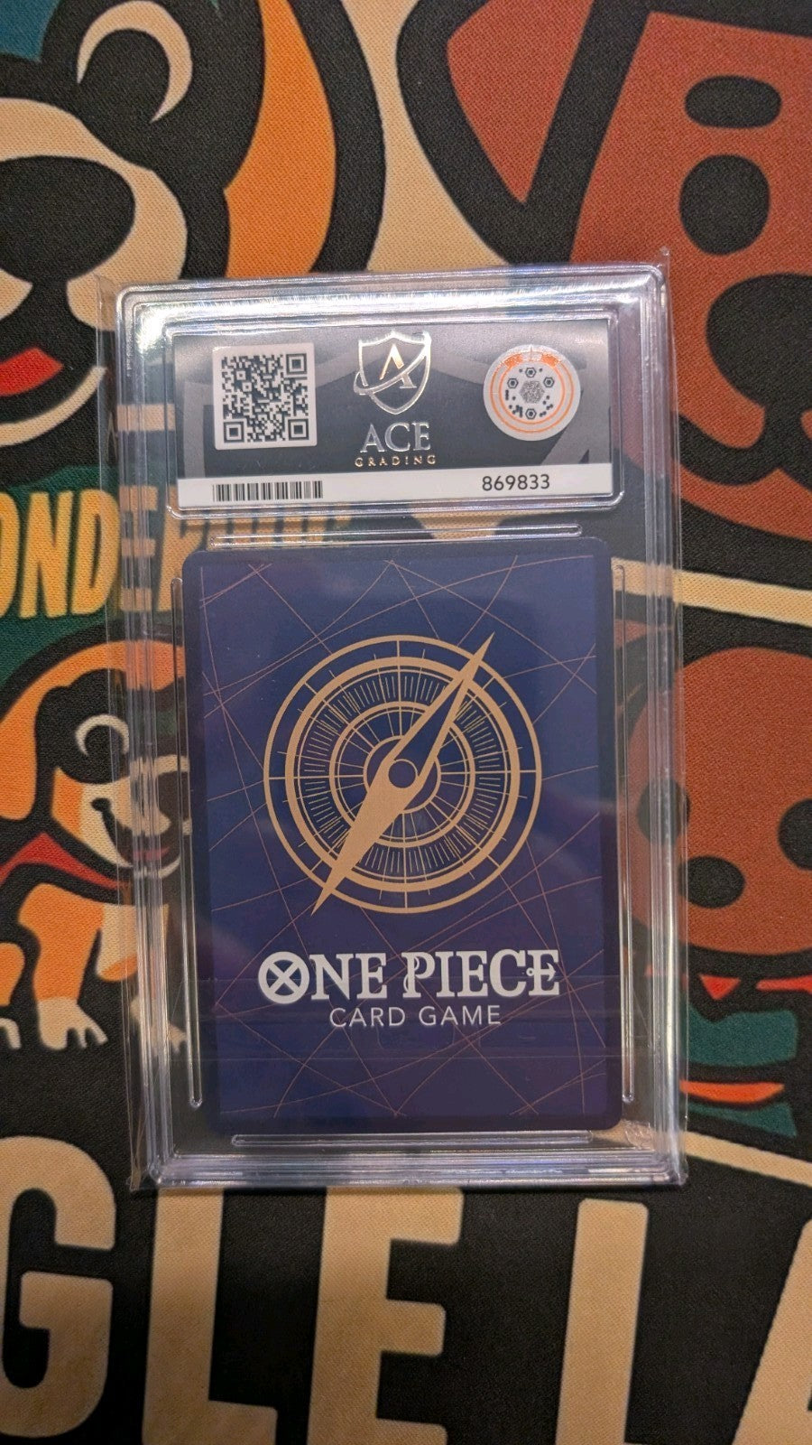 Roronoa Zoro Graded (Alt Art) OP14-015 The Azure Sea's Seven Foil Ace Grading 10