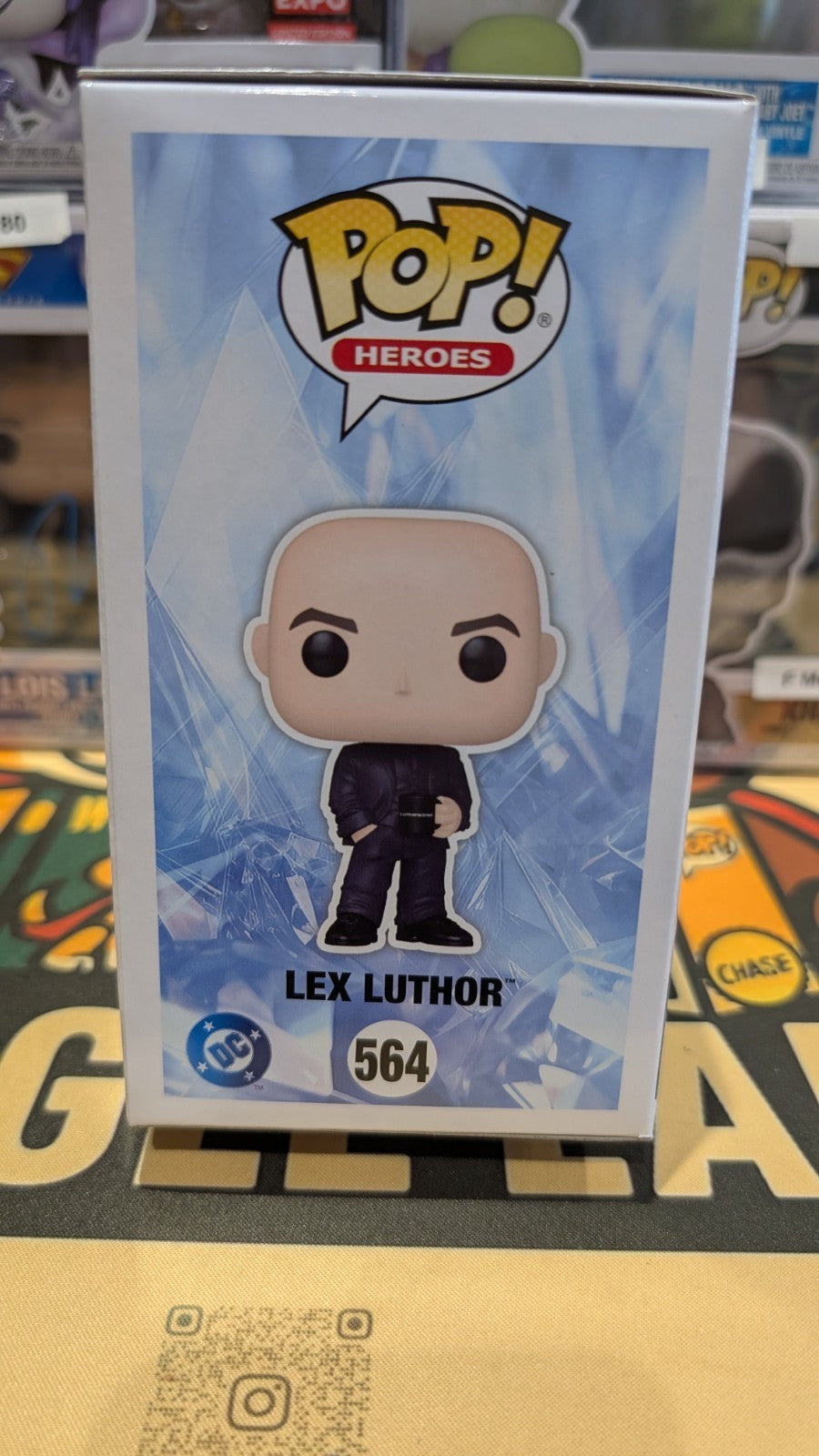 Funko Pop! DC Superman Lex Luthor 564 Signed Nicholas Hoult with Beckett COA