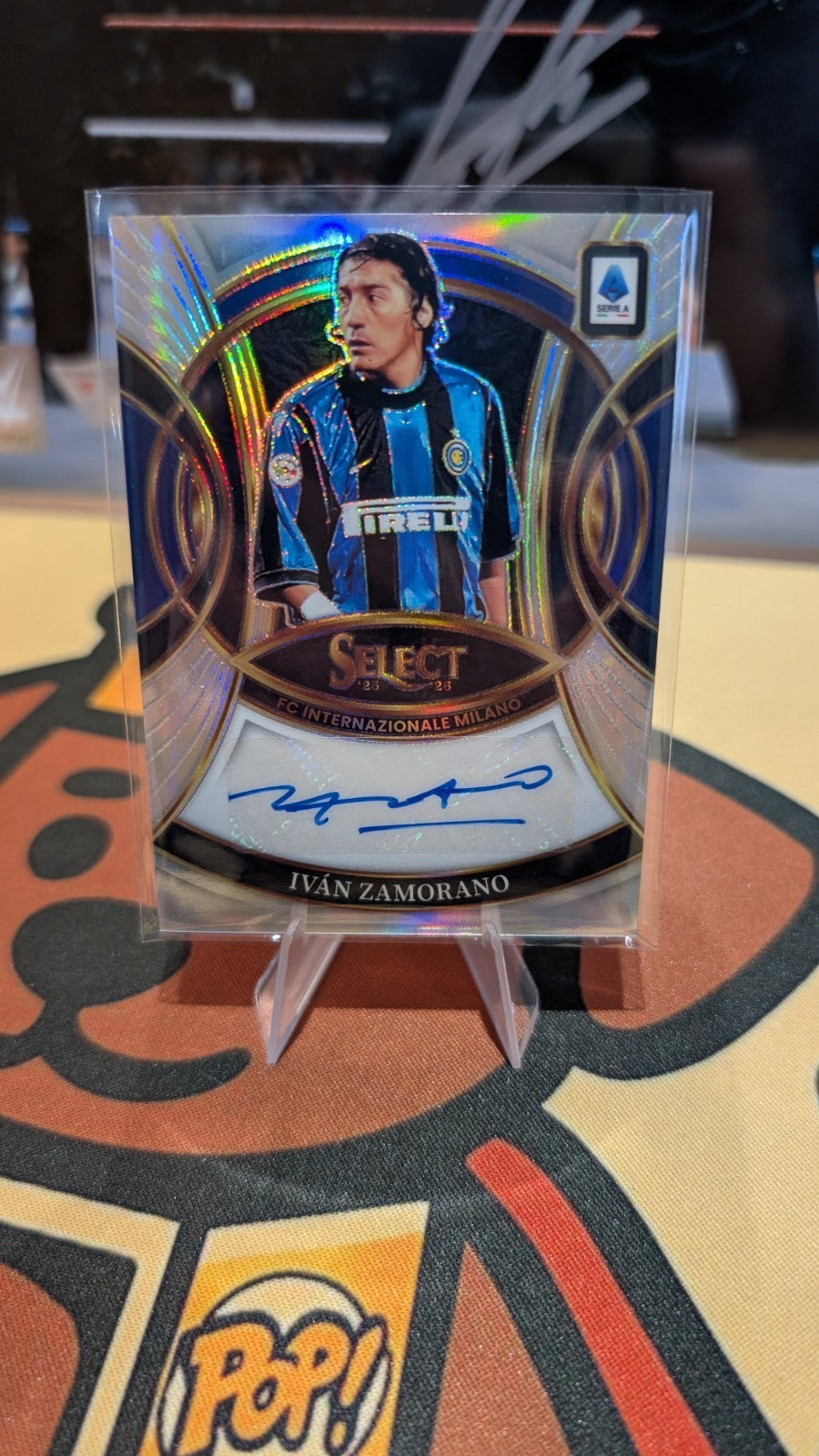 Ivan Zamorano 2025-26 Panini Select Serie A Signatures Auto Inter Milan Legend