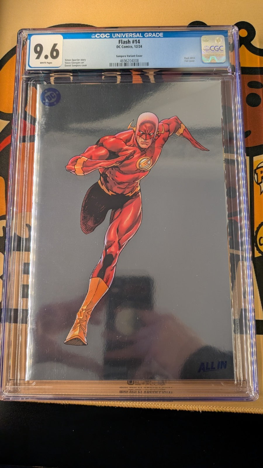 Flash #14 Sampere Foil Variant CGC 9.6 DC Comics CGC Graded 9.6