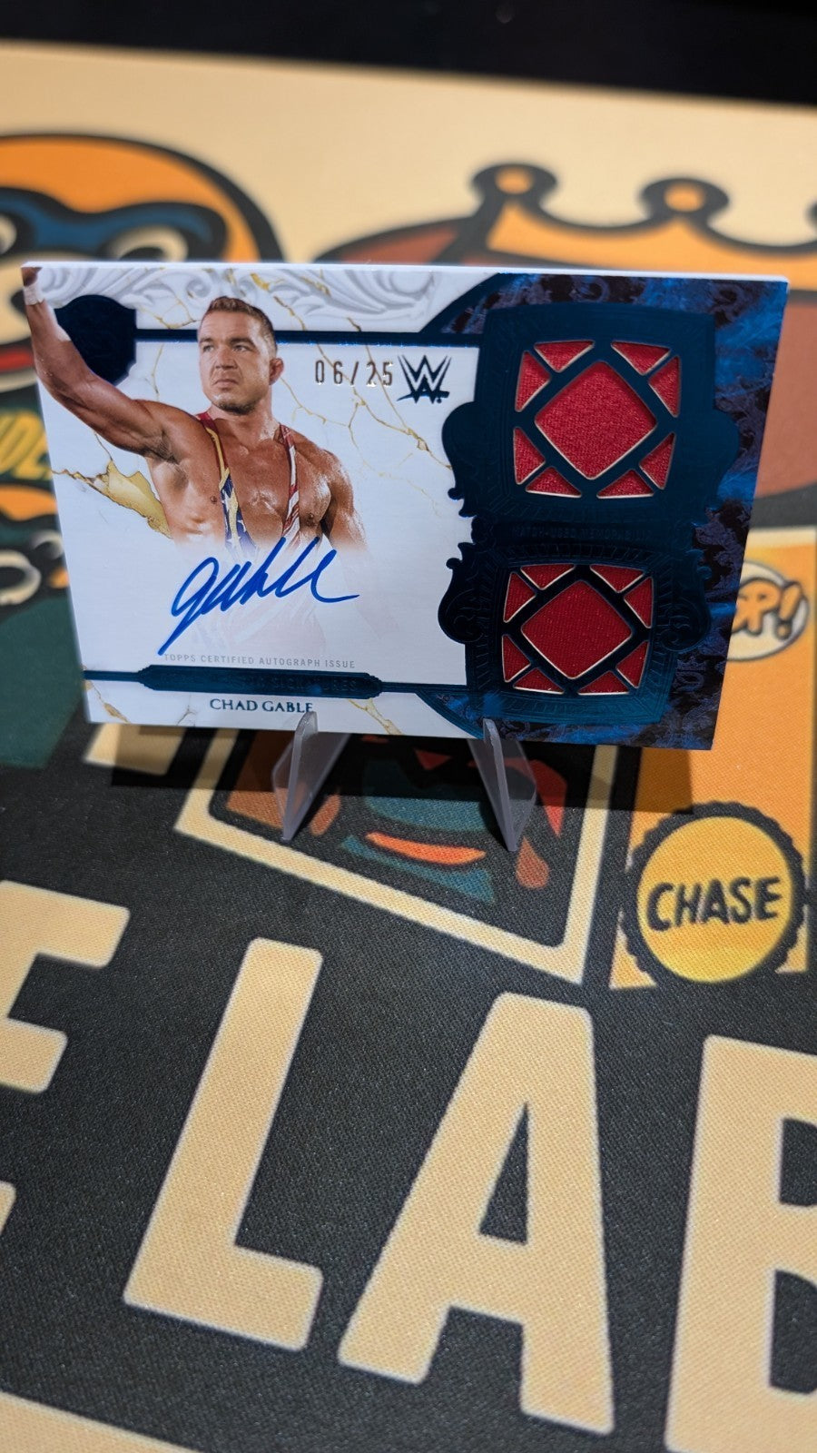 2025 Topps Royalty WWE Chad Gable Autograph Signed Relic Dual Patch 06/25 🔥