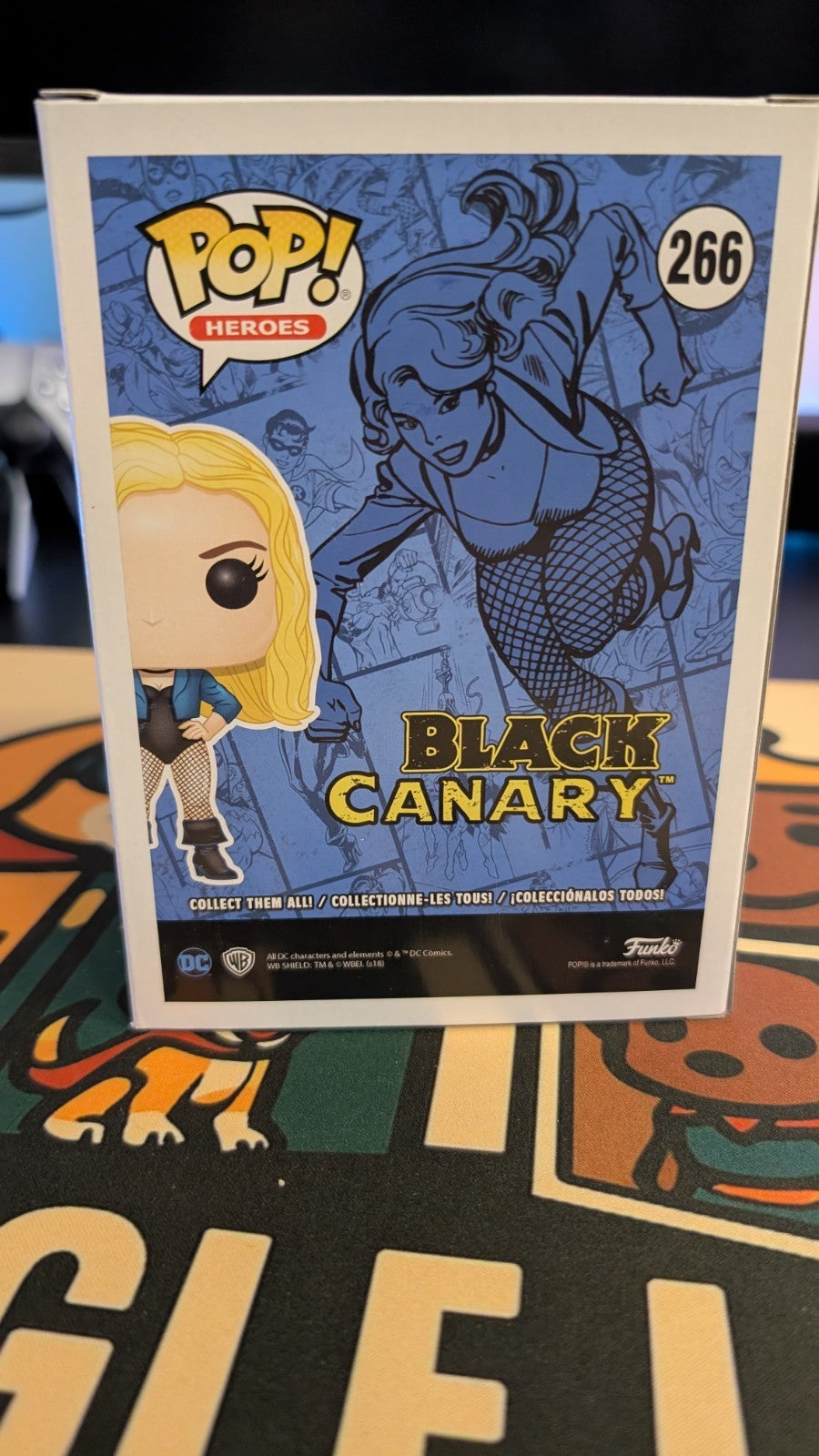 Funko Pop! DC Superheroes Arrow Black Canary Signed Katie Cassidy SWAU COA #266