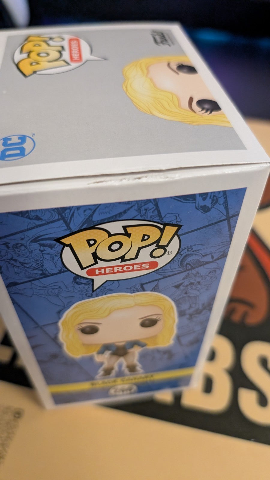 Funko Pop! DC Superheroes Arrow Black Canary Signed Katie Cassidy SWAU COA #266