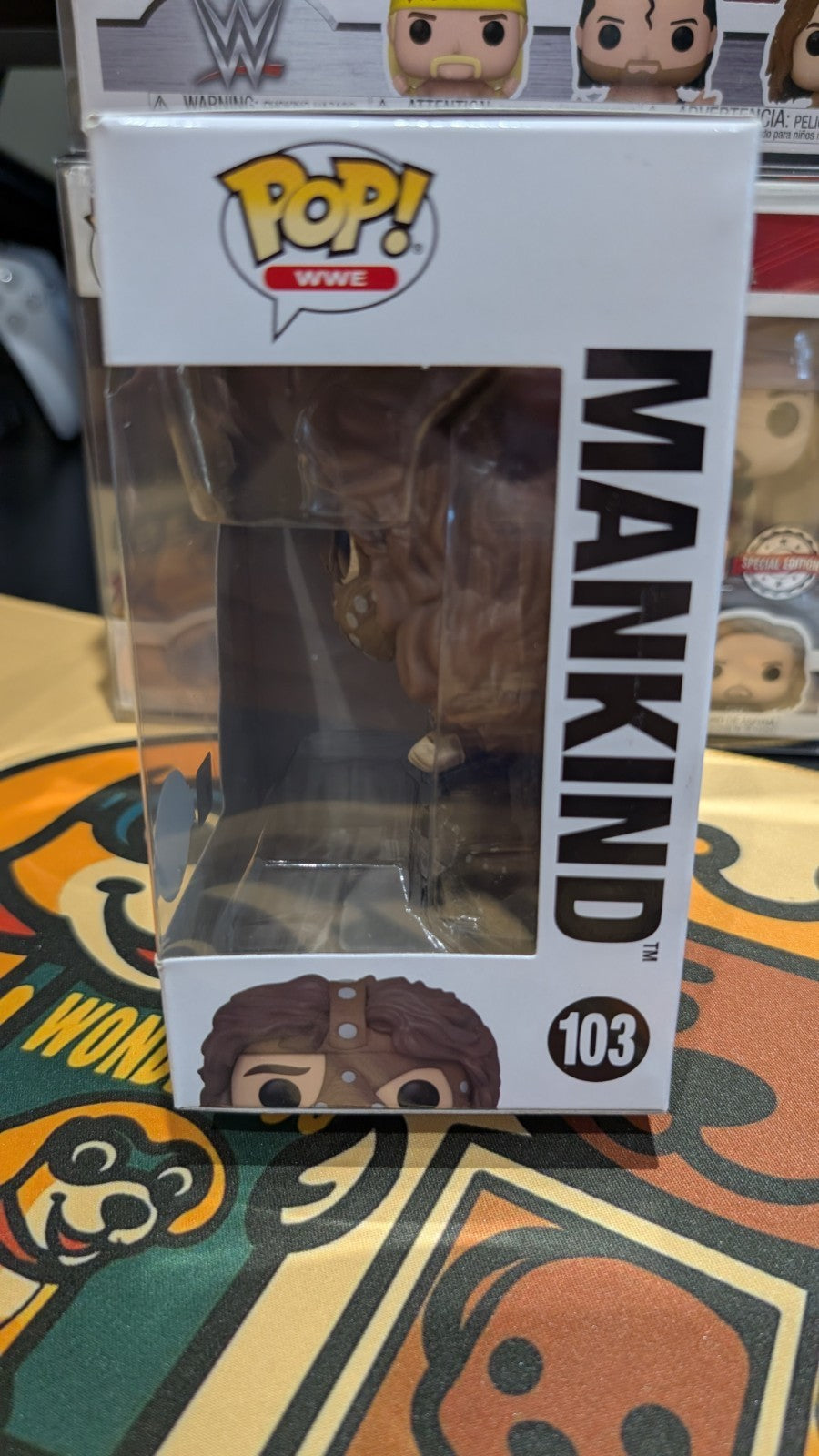 Funko Pop! WWE Mankind #103 Special Edition With Protector
